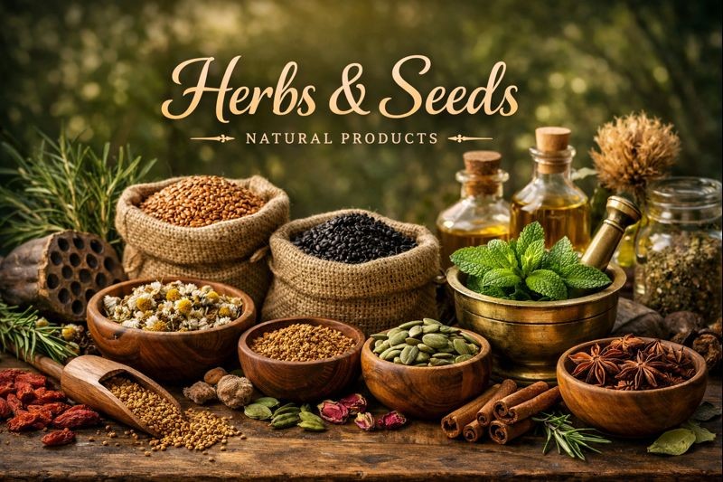 كنوز الأعشاب والبذور الطبيعية